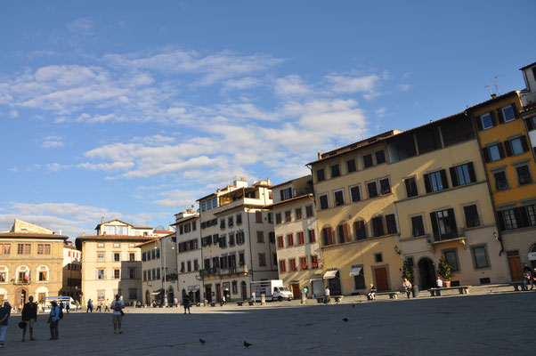 Italien, Florenz, Piazza di Santa Croce mit Kirche Santa Croce