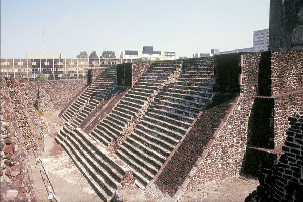 Mexiko, Mexiko-City, Ausgrabungen von Technochtitlan