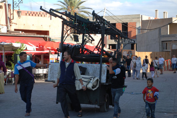 Marokko, Marrakesch, Platz Djema el Fnaa, Platz des jüngsten Gerichtes