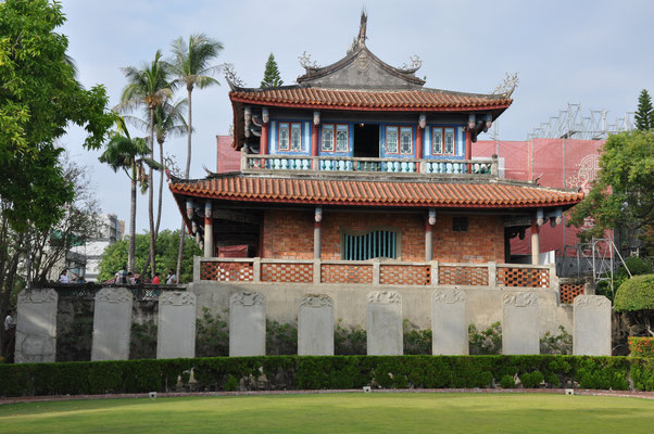 Taiwan, Tainan, Chikan Tower, Tempel des Kriegsgottes