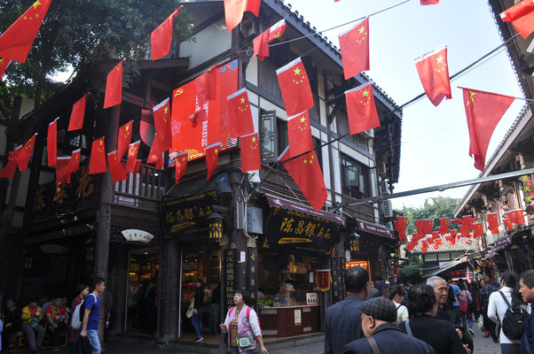 China, Chongqing, Altstadt