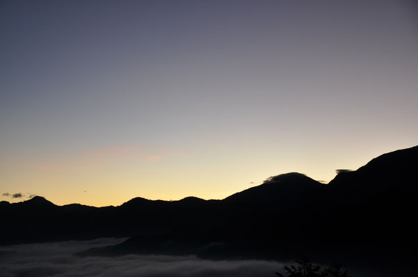 Taiwan, Sonnenaufgang am Mount Zhu