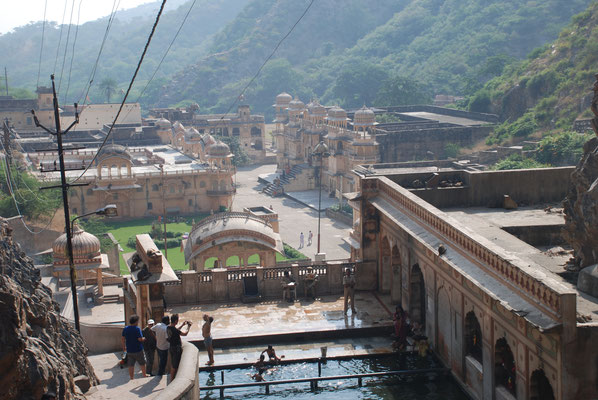 Indien, Jaipur, Galta, heiliger Platz der Hindus