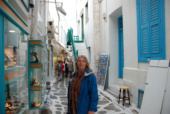 Griechenland: Insel Mykonos, Stadtbummel