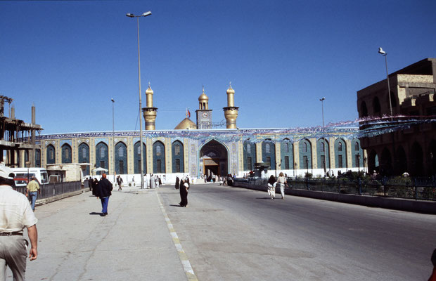 Irak, Kerbela mit dem Grabmal von Abbas und Hussein, dem Enkelsohn des Propheten