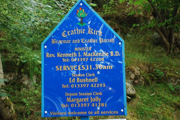 Schottland, Gedenkkirche für George VI, Friedhof mit John Brown