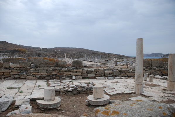 Griechenland: Insel Delos, Archäologische Ausgrabungen
