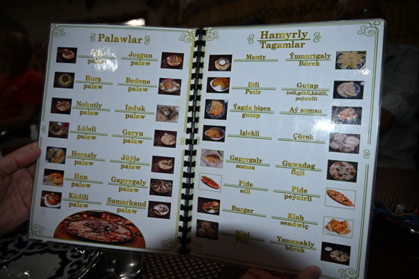 Turkmenistan, Ashgabad, Restaurantbesuch