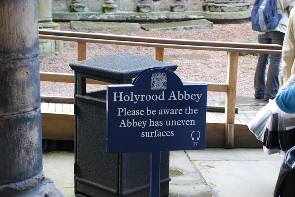 Schottland, Edinburgh, Holyrood Abbey