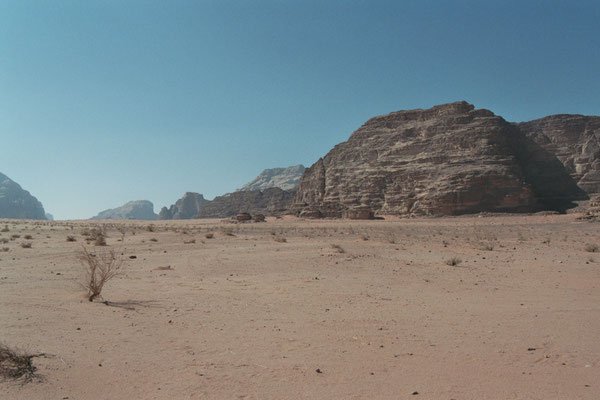 Jordanien, Wüste Ram, Grenze nach Saudi-Arabien