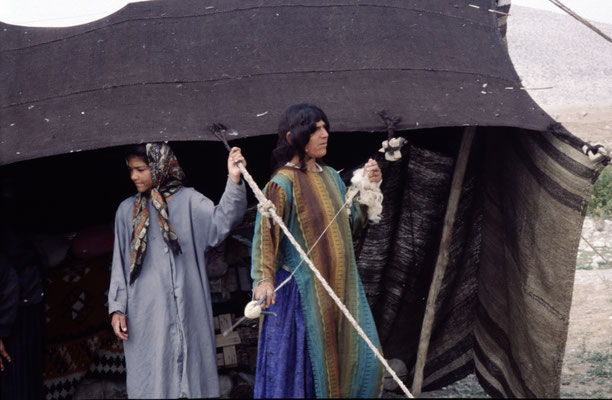 Iran, Besuch in einem Lager der Kaschgai Nomaden