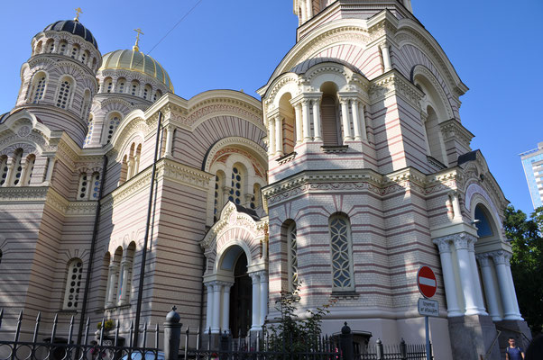 Lettland, Riga, Kathedrale der Russisch-Orthodoxen Kirche