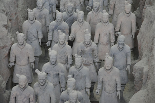 China, Xi'an, Terrakotta Armee des ersten chin. Kaisers Qin Shihuangdi