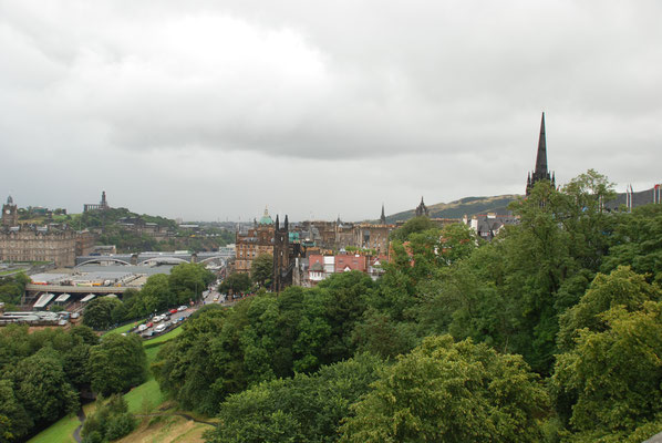 Schottland, Edinburgh, Edinburgh Castel, Blick von der Burg 