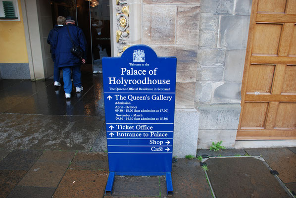 Schottland, Edinburgh, Holyrood Palace