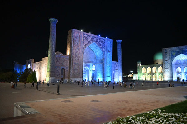 Usbekistan, Sarmakand bei Nacht