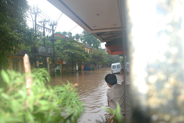 Vietnam, Hanoi, überschwemmte Innenstadt
