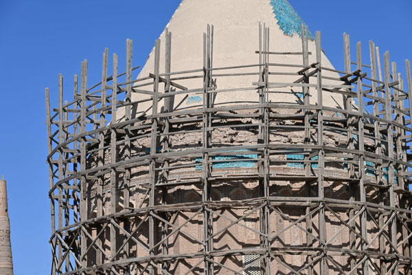 Turkmenistan, Konya Urgench, Ruinen der alten choresmischen Hauptstadt Gurgandsch