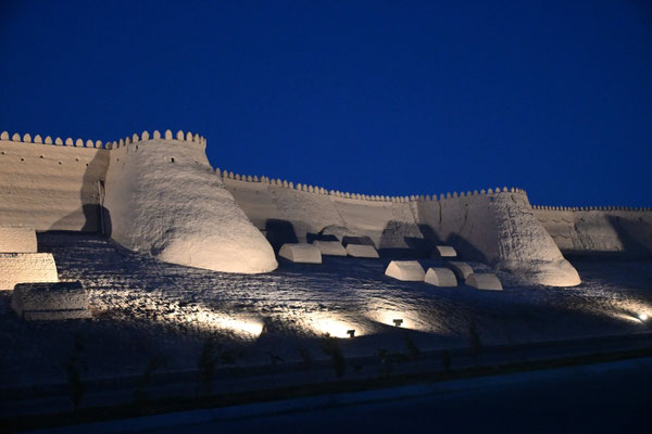 Usbekistan, Oase Chiwa bei Nacht