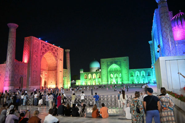 Usbekistan, Sarmakand bei Nacht