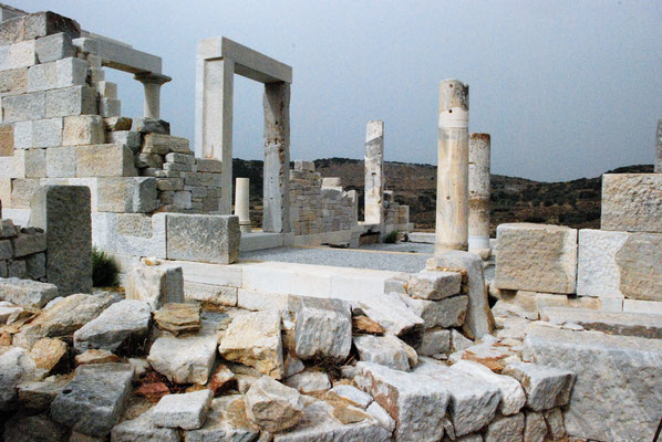 Griechenland: Insel Naxos, Sangri, Restaurierter Tempel der Isis