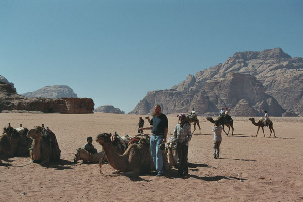 Jordanien, Wüste Ram, Grenze nach Saudi-Arabien