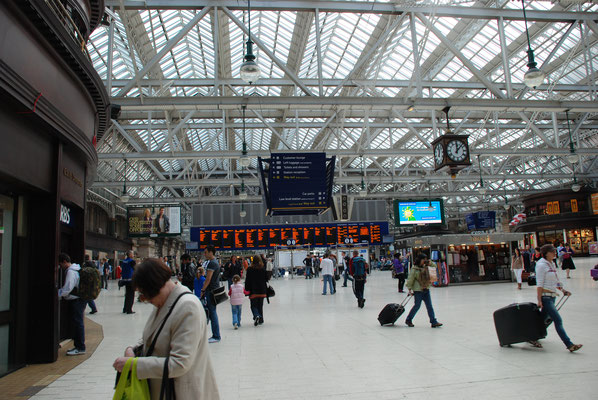 Schottland, Glasgow, Bahnhof