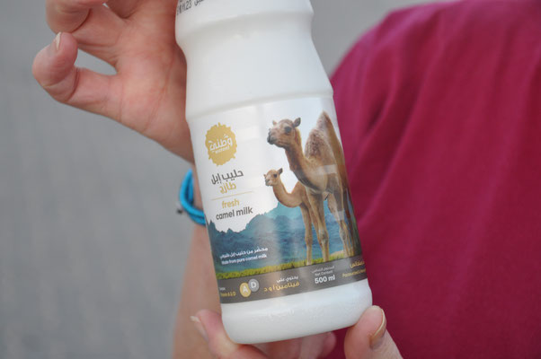 Oman, Kamelmilch ist lecker !!!!