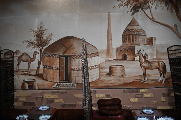 Turkmenistan, Ashgabad, Restaurantbesuch