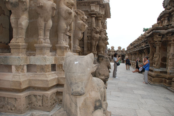 Indien, Kailasanatha Tempel, ältester Tempel von Kanchipuram