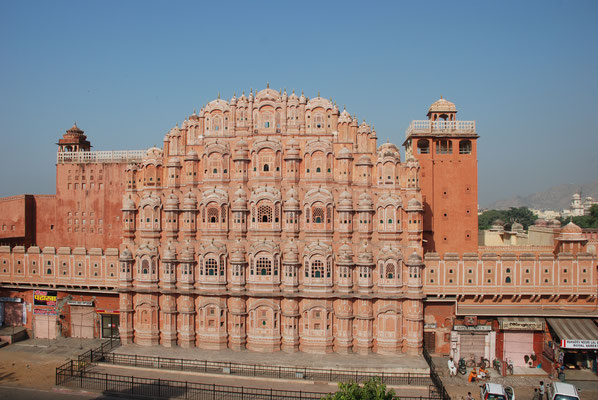 Indien, Jaipur, Hawa Mahal, Palast der Winde