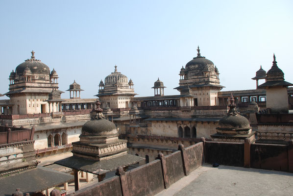 Indien, Orchha, Palast des Maharadscha Bis Sigh Deo, Jahangir Mahal