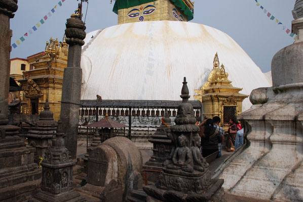 Nepal, Kathmandu, Stupa von Swayambhunath
