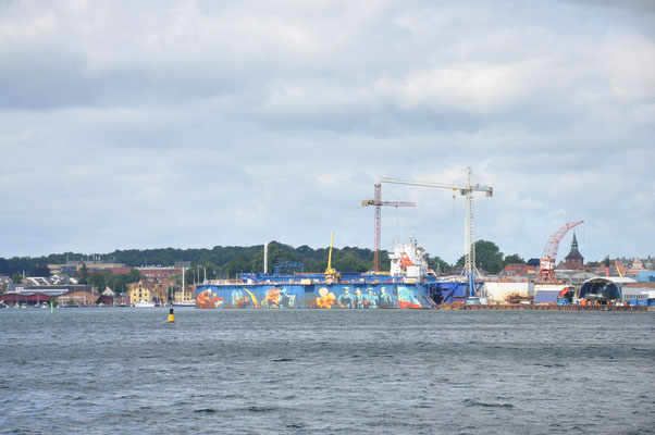 Dänemark, Bootsfahrt der MS Helge nach Waldemars Schloss