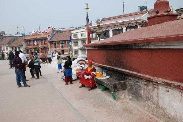 Nepal, Kathmandu, Buddhistischer Tempel Boudhanath