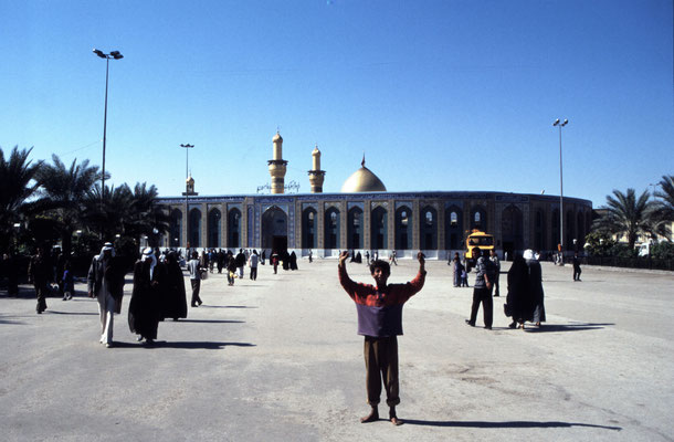 Irak, Kerbela mit dem Grabmal von Abbas und Hussein, dem Enkelsohn des Propheten