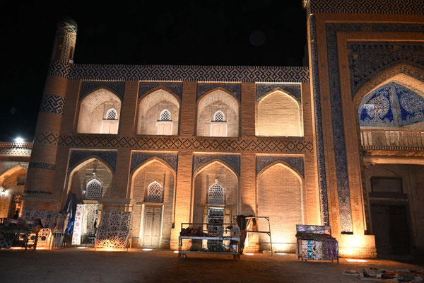 Usbekistan, Oase Chiwa bei Nacht