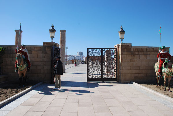 Marokko, Rabatt, Mausoleum für Mohammed V. und Hassan II.