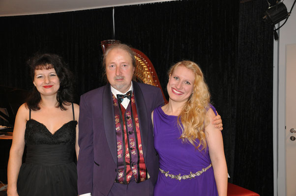 Natalia Malkova​, Michael Britz​ und Victoria Kunze​ KuBe Konzert "Engelsmelodien" am 10. Januar 2016 im Leidinger.