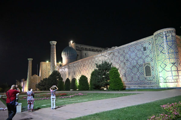 Usbekistan, Sarmakand bei Nacht