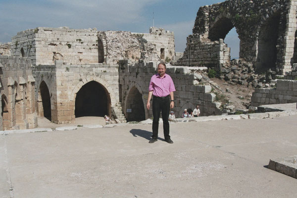 Syrien, Krak des Chevaliers, größte Kreuzritterburg des Nahen Osten