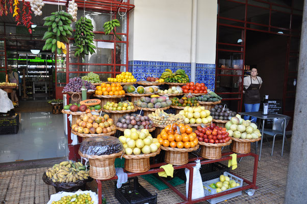 Madeira, Funchal, Markthalle