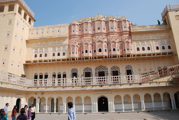 Indien, Jaipur, Hawa Mahal, Palast der Winde