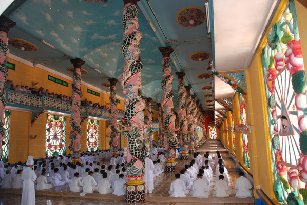 Vietnam, Tay Ninh Cao Dai Tempel