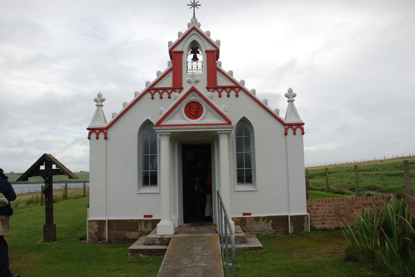 Schottland, Orkney Insel, Kapelle Italienischer Kriegsgefangener