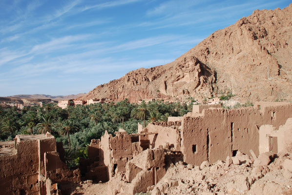 Marokko, Dattelpalmenoase in Tineher