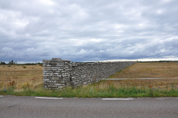 Schweden, Öland, Jagdmauer von König Gustav Adolph