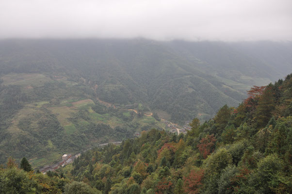 China, Longsheng, Wanderung durch die Reisterassen, Wanderung zum Zhang Dorf