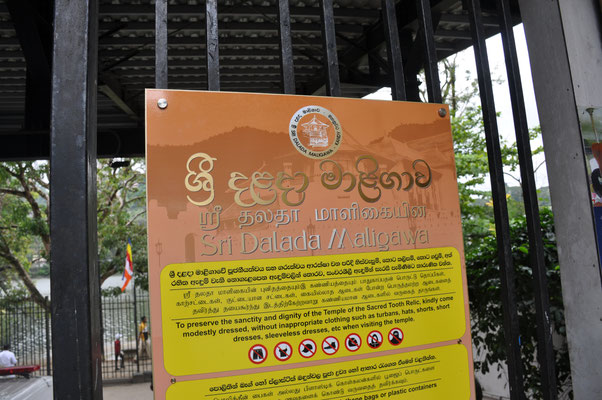 Sri Lanka, Kandy, Tempel des heiligen Zahns, Sri Dalada Maligawa
