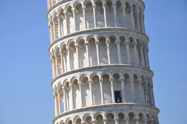 Italien, Pisa, Platz der Wunder mit dem schiefen Turm